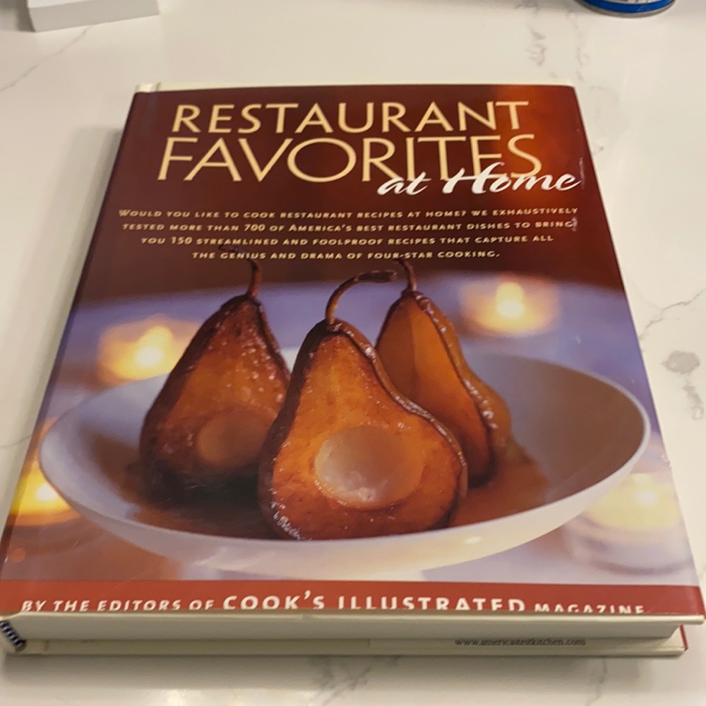 Restaurant favorites at home cookbook